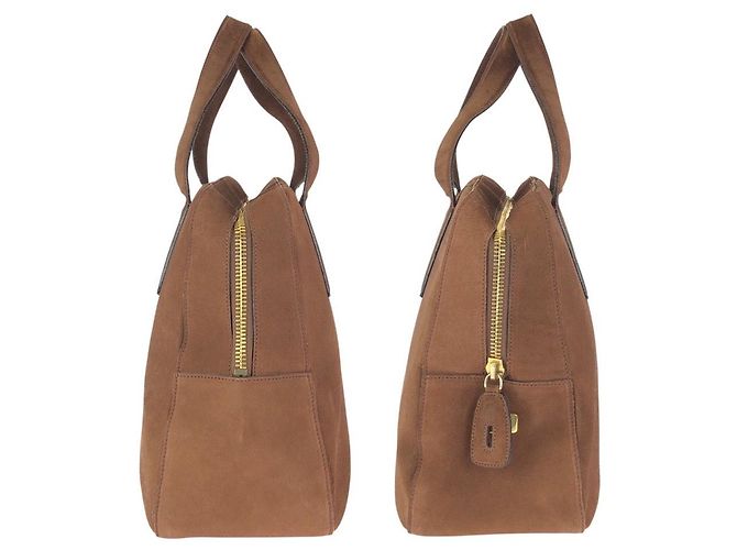 Borsa Boston Prada Marrone - vista 8