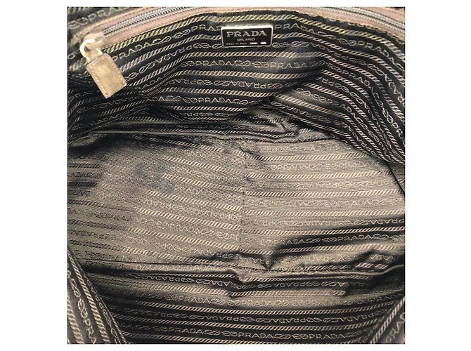 Borsa Boston Prada Marrone - vista 9