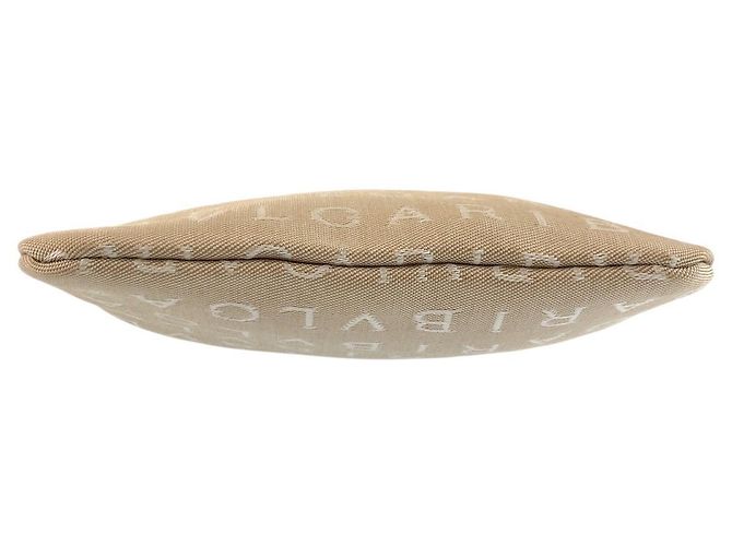 Bulgari Borsa a tracolla Bvlgari Logo Mania Marrone Beige - vista 8