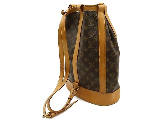 Borsa a tracolla Louis Vuitton Monogram Randonnee PM Marrone - vista 2
