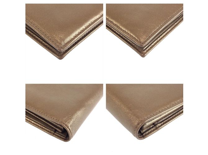 Cartera larga Loewe Bronce Metalizado Metálico - vista 4