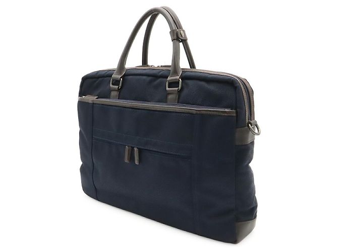 Cartella Burberry in nylon blu - vista 2