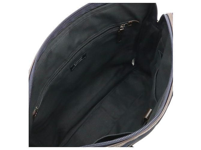 Cartella Burberry in nylon blu - vista 6