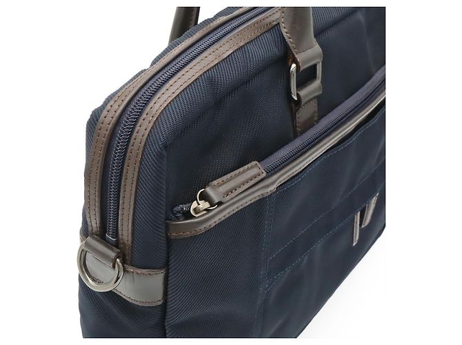 Cartella Burberry in nylon blu - vista 7