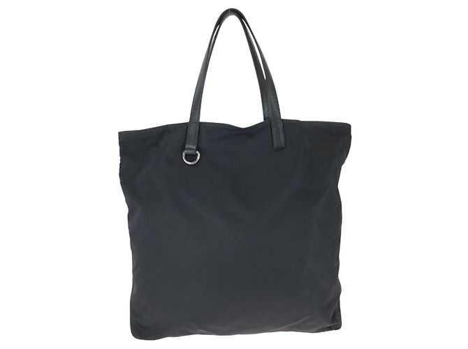Saco Tote Prada Tessuto Saffiano Preto - vista 2