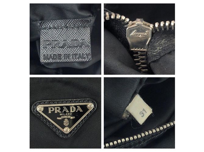 Saco Tote Prada Tessuto Saffiano Preto - vista 4