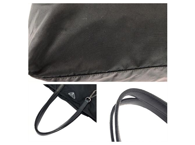 Saco Tote Prada Tessuto Saffiano Preto - vista 5