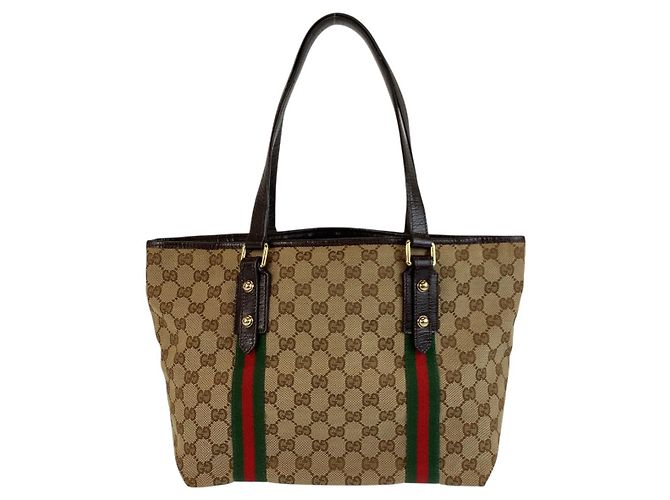 Borsa Tote Gucci GG Canvas Multicolore - vista 2