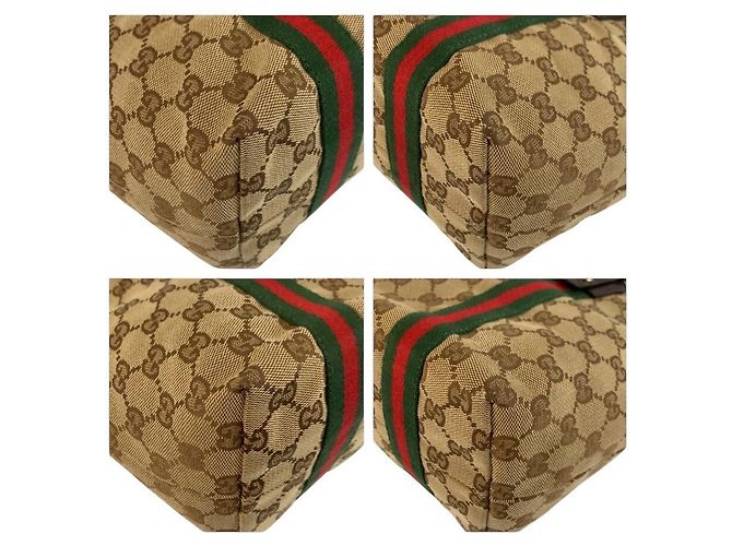 Borsa Tote Gucci GG Canvas Multicolore - vista 4