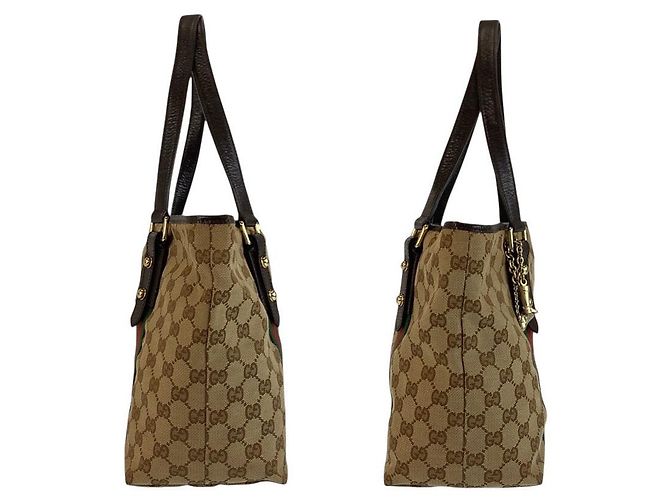 Borsa Tote Gucci GG Canvas Multicolore - vista 6