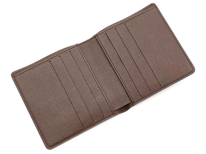 Carteira Bifold Louis Vuitton Damier Marrom - vista 6