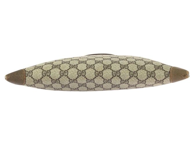Gucci Tote Bag Braun Beige Stoff - Ansicht 10
