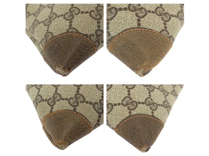 Gucci Tote Bag Braun Beige Stoff - Ansicht 3