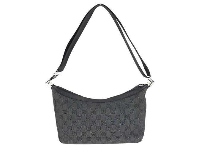 Gucci GG Canvas Schultertasche Schwarz - Ansicht 2