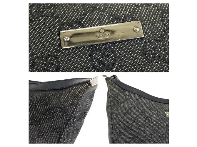 Gucci GG Canvas Schultertasche Schwarz - Ansicht 5