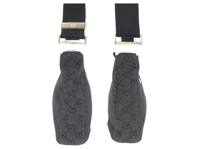 Gucci GG Canvas Schultertasche Schwarz - Ansicht 8