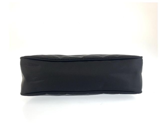 Pochette Prada Tessuto avec logo triangle Noir - vue 9