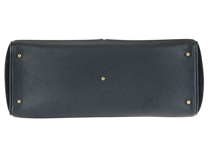 Borsa Tote Gucci Bamboo 2 vie Nero - vista 10