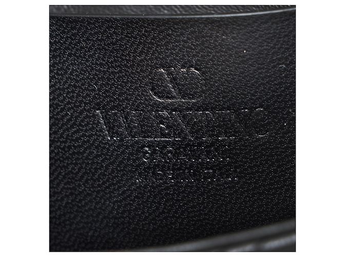 Valentino Garavani Borsa a spalla Valentino Leather Rockstud Quiltie 67 Small Nero - vista 7