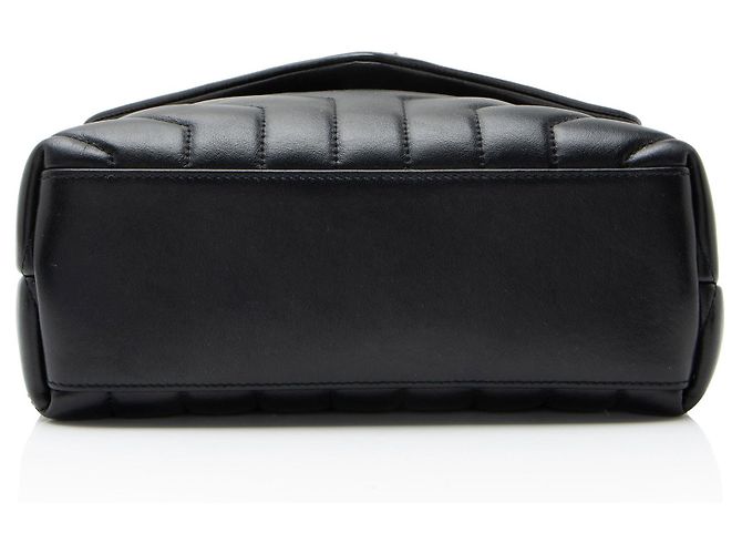 Autre Marque Borsa a tracolla Small LouLou in pelle di vitello matelassé con monogramma Saint Laurent Nero - vista 4