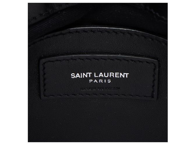 Autre Marque Borsa a tracolla Small LouLou in pelle di vitello matelassé con monogramma Saint Laurent Nero - vista 8