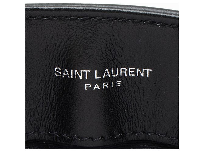 Autre Marque Borsa a tracolla Small LouLou in pelle di vitello matelassé con monogramma Saint Laurent Nero - vista 9