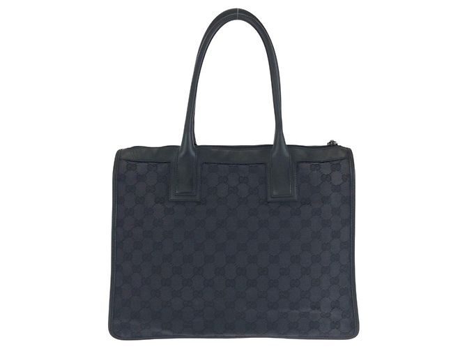 Borsa Tote Gucci Nera in Tela Nero - vista 2