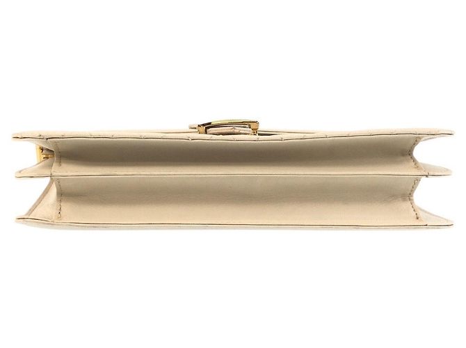 Autre Marque Borsa a tracolla matelassé Yves Saint Laurent Bianco - vista 10