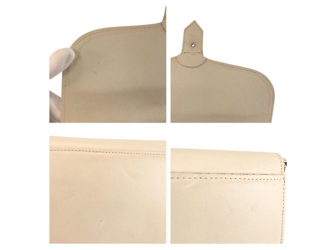 Autre Marque Borsa a tracolla matelassé Yves Saint Laurent Bianco - vista 5
