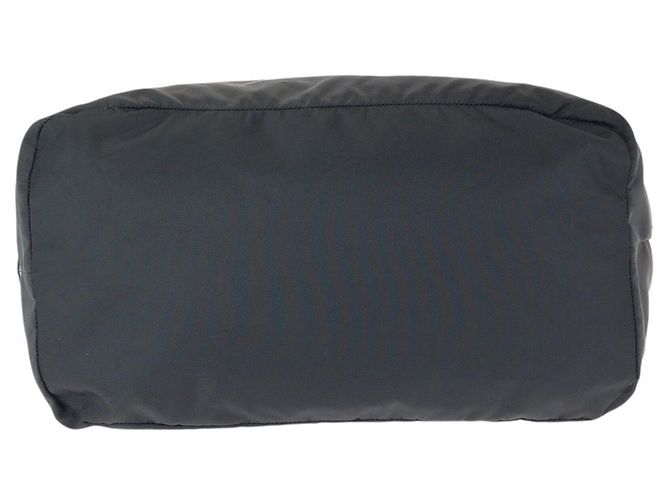 Borsa Tote Doppia Prada Tessuto Nero - vista 10