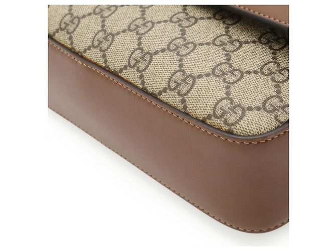Borsa a tracolla piccola Gucci Horsebit 1955 Multicolore - vista 3