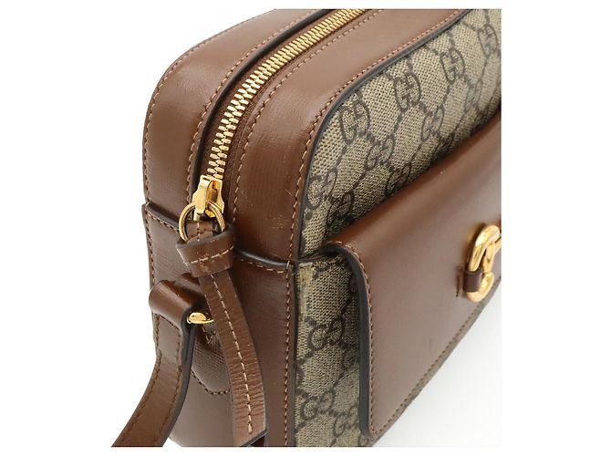 Borsa a tracolla piccola Gucci Horsebit 1955 Multicolore - vista 5