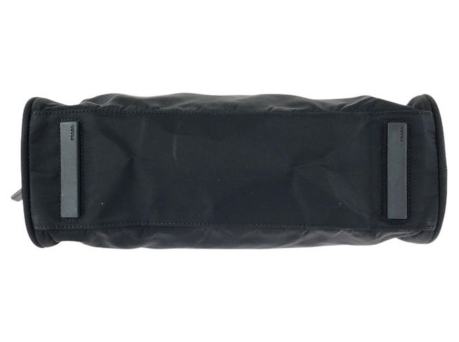 Prada Tessuto Triangle Logo Tote Schwarz - Ansicht 10
