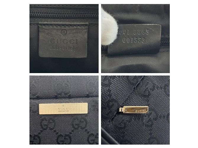 Gucci Bamboo Schultertasche Schwarz - Ansicht 3