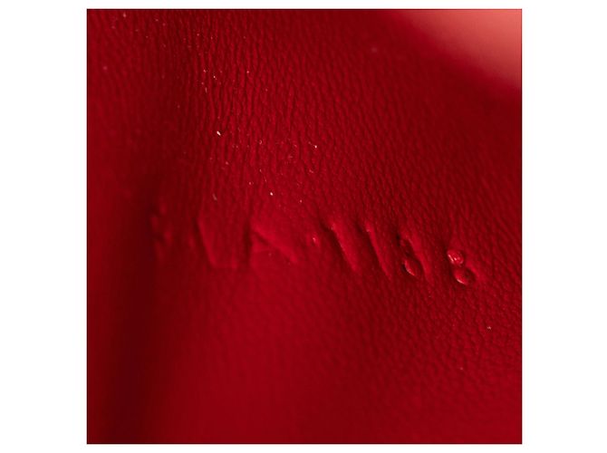 Céline Borsa Celine Classic Small Box in pelle di vitello Rosso - vista 6