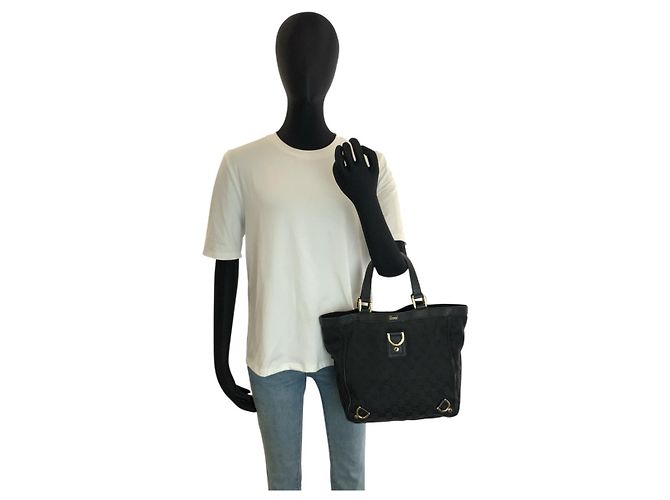 Gucci Abby Tote Bag schwarz Stoff - Ansicht 6