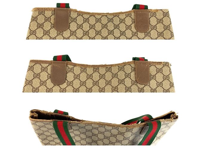 Gucci GG Supreme Tote Bag Braun - Ansicht 5