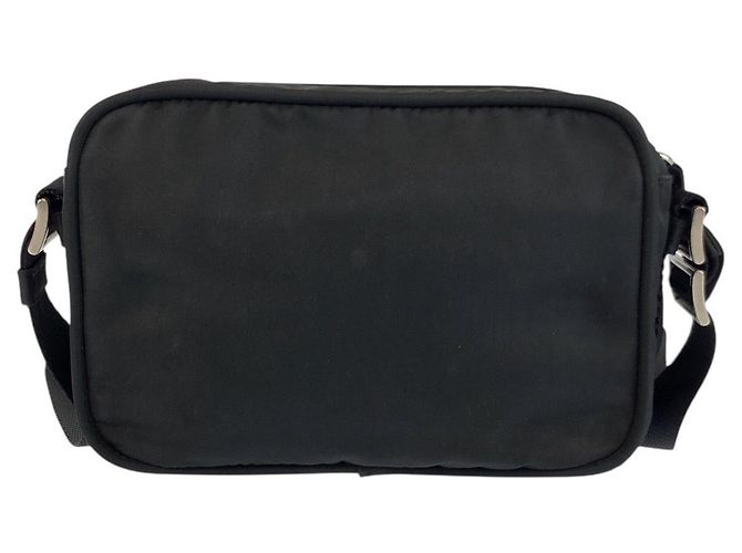 Bolsa de Ombro Prada Tessuto Preto - vista 2