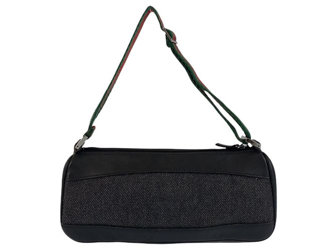 Borsa Gucci in tessuto nero - vista 2