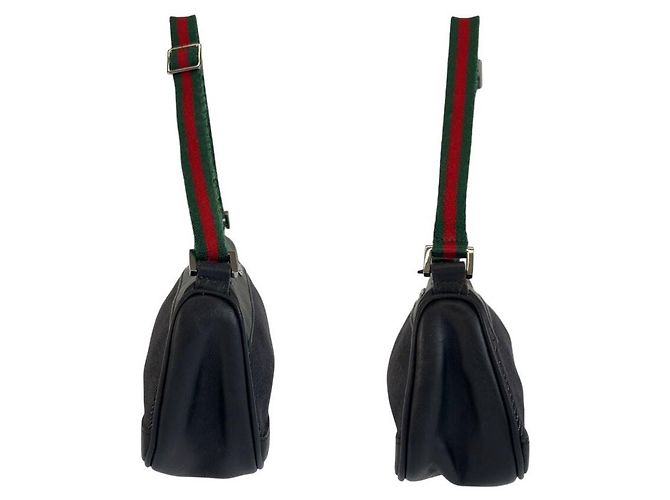 Borsa Gucci in tessuto nero - vista 7