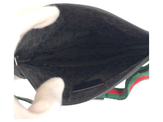 Borsa Gucci in tessuto nero - vista 9