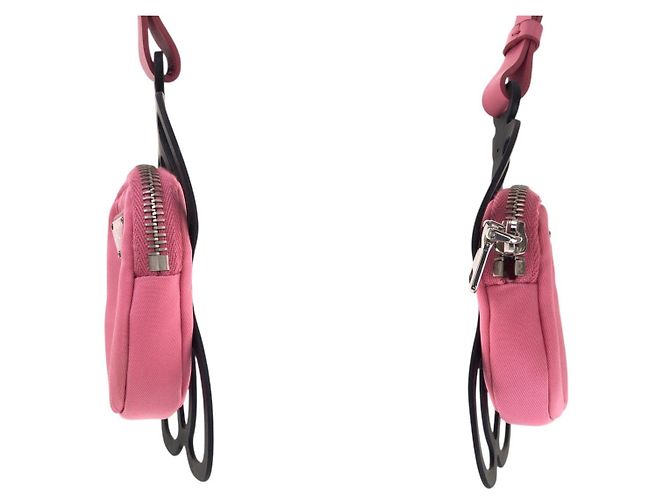 Prada Pink Nylon Coin Case - view 8