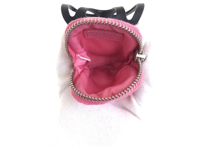 Prada Pink Nylon Coin Case - view 9