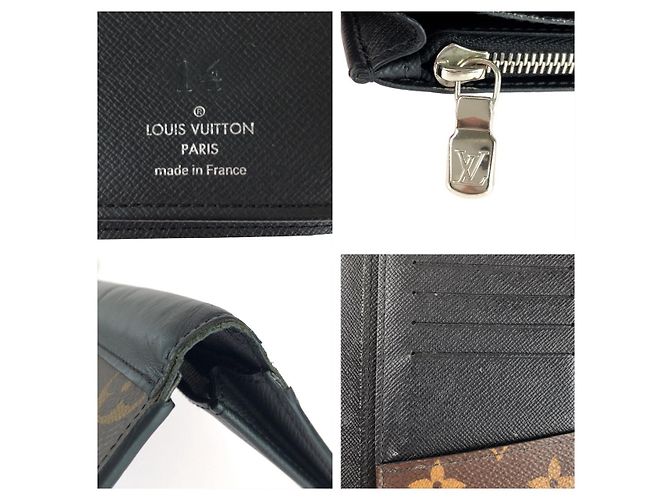 Cartera larga Louis Vuitton Brazza Castaño - vista 5