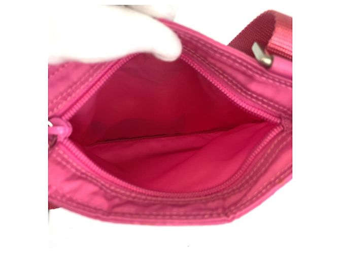 Pochette de ombro Prada Tessuto Rosa - vista 9