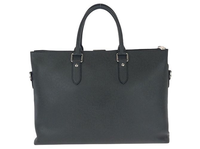 Borsetta Louis Vuitton Taiga Anton Nero - vista 2