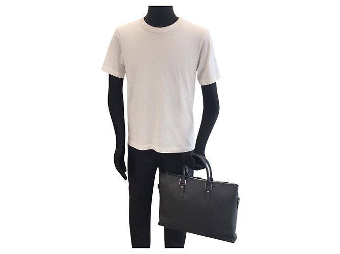 Borsetta Louis Vuitton Taiga Anton Nero - vista 7