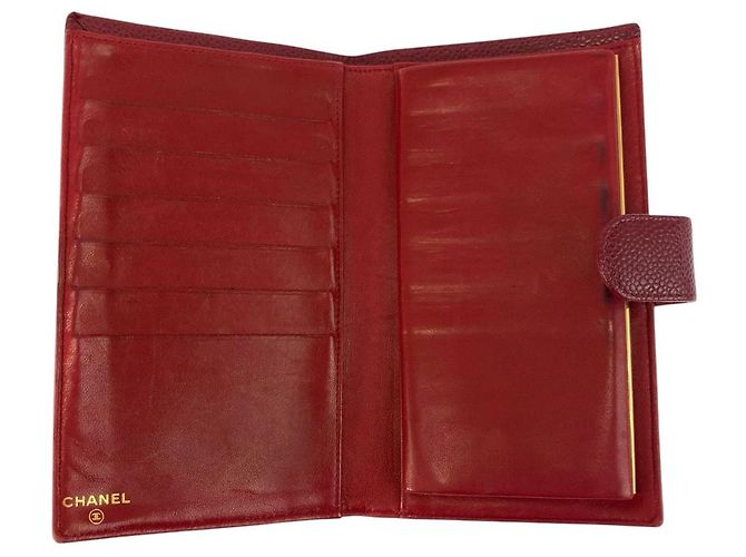 Carteira Longa Chanel Coco Mark Marrom - vista 4