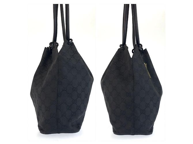 Borsa a spalla con coulisse Gucci Nero - vista 7