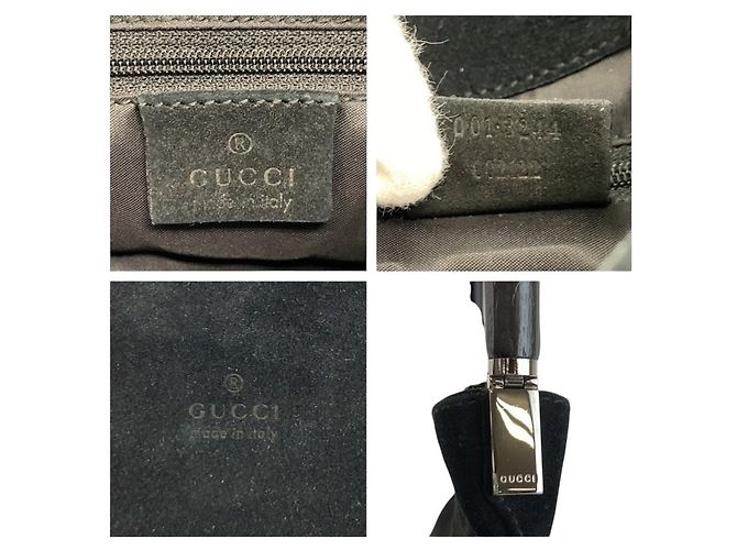 Gucci Bamboo Schultertasche Schwarz - Ansicht 3